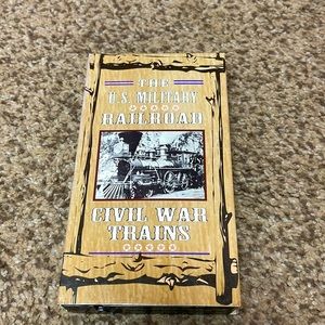 Civil War trains, the US military railroad VHS, 1993 video tape